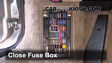 Interior Fuse Box Location: 1998-2005 Porsche 911 - 2000 Porsche 911